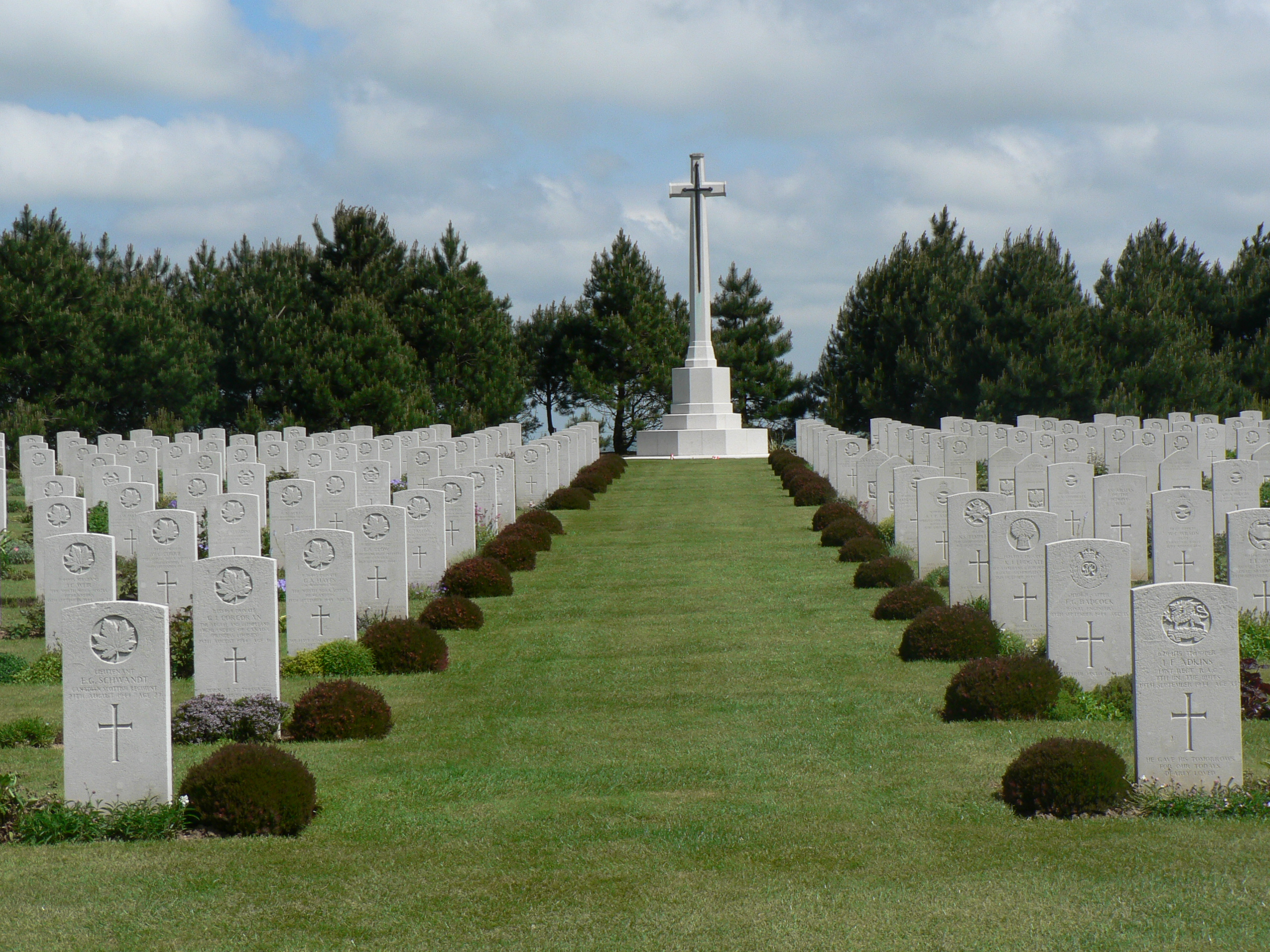 The Canadian cemetery